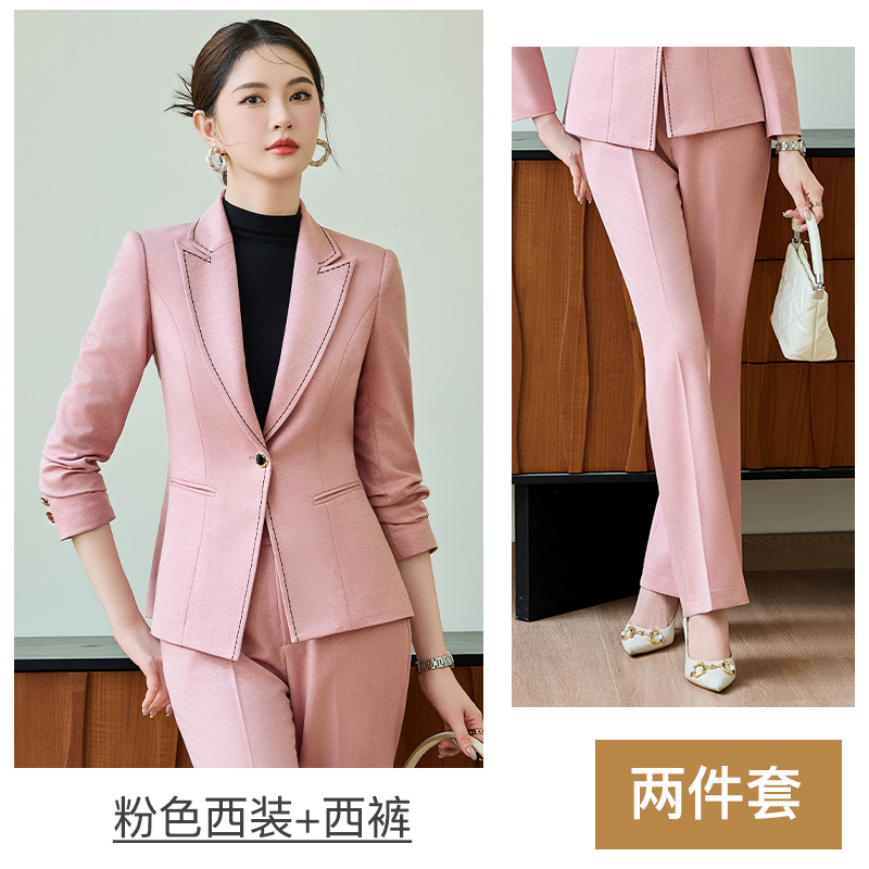 2025 slim fit one button suit set for women's autumn new style, simple and capable temperament, goddess style commuting work clothes 2025 slim fit one button suit set for women's autumn new style, simple and capable temperament, goddess style commuting work clothes