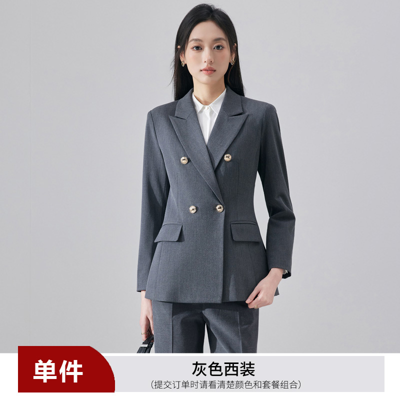 Casual business professional suit set for women, autumn high-end sense formal work clothes, simple and capable temperament small suit Casual business professional suit set for women, autumn high-end sense formal work clothes, simple and capable temperament small suit