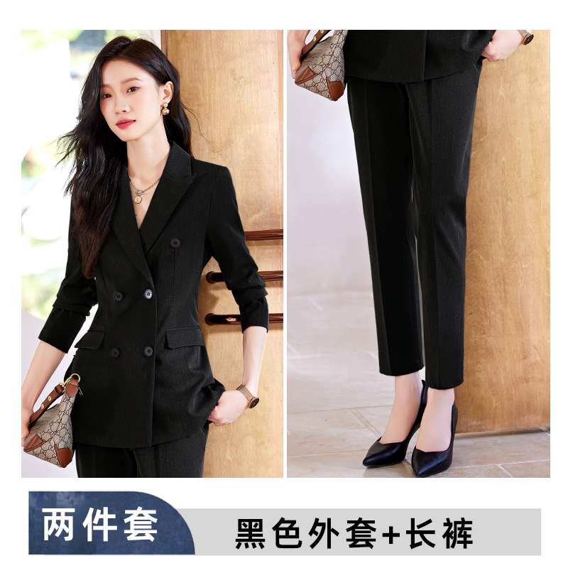 Detachable cotton padded warm suit set for women's 2025 autumn and winter, simple and capable commuting professional work clothes Detachable cotton padded warm suit set for women's 2025 autumn and winter, simple and capable commuting professional work clothes