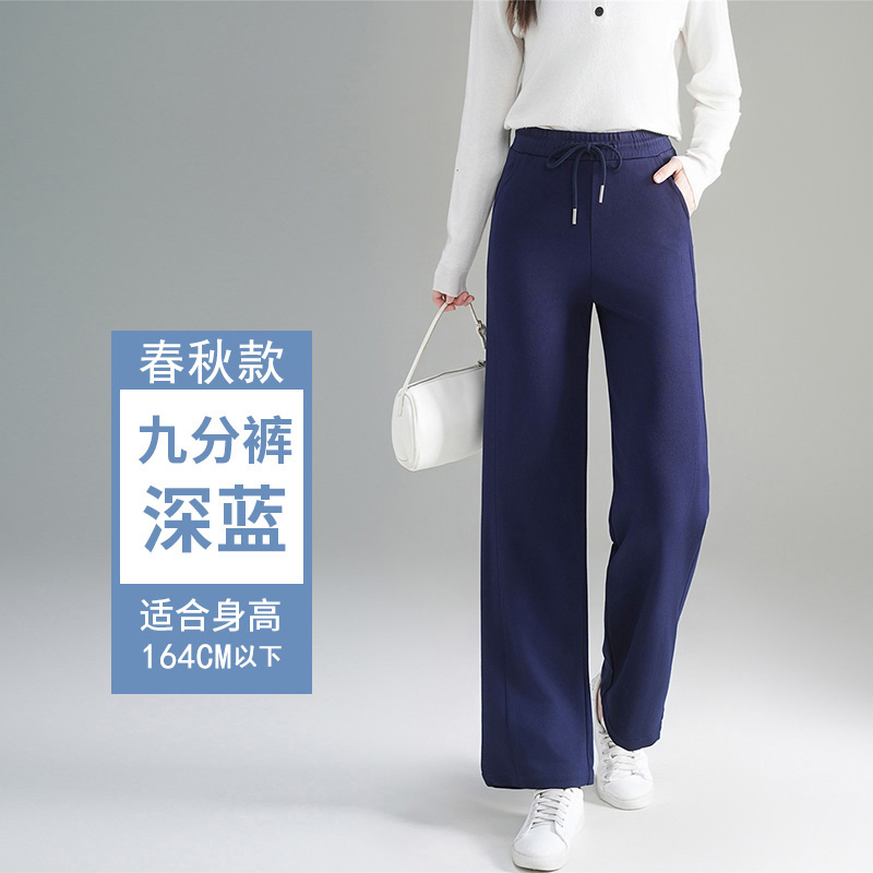 2025 autumn and winter new short cropped pants for women, fashionable and simple temperament, with thick velvet and warm casual pants 2025 autumn and winter new short cropped pants for women, fashionable and simple temperament, with thick velvet and warm casual pants