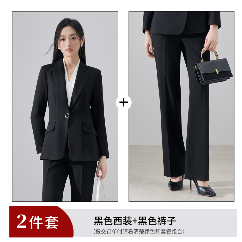 2025 Design Sense High end Grey Suit Jacket Women's Autumn New Style Slimming and Slimming Style Professional Suit Set 2025 Design Sense High end Grey Suit Jacket Women's Autumn New Style Slimming and Slimming Style Professional Suit Set