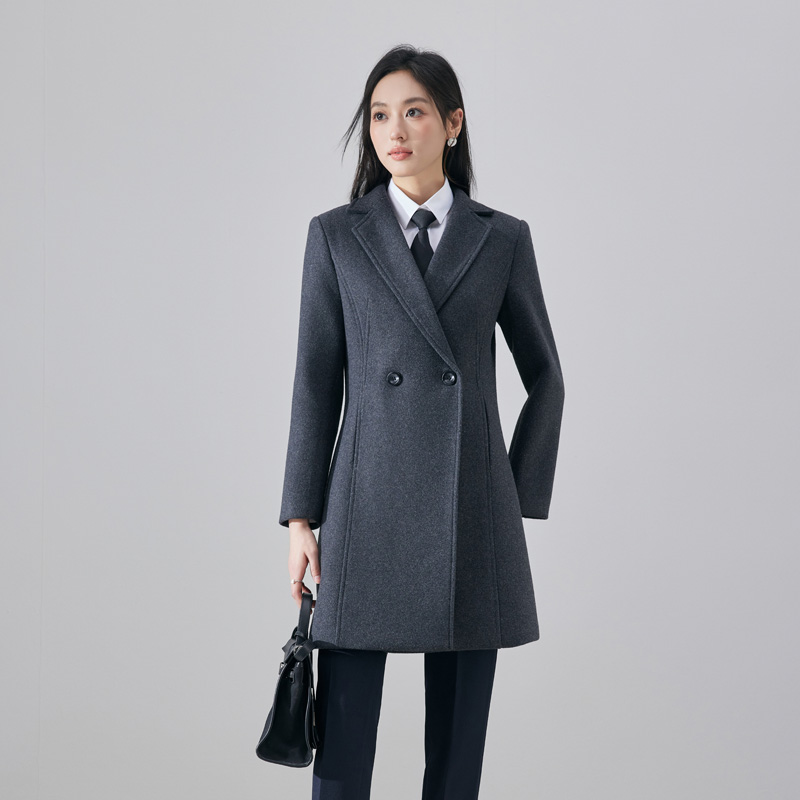 Winter thick and warm woolen coat for women, 2023 new high-end goddess style temperament slim fit long sleeved coat Winter thick and warm woolen coat for women, 2023 new high-end goddess style temperament slim fit long sleeved coat