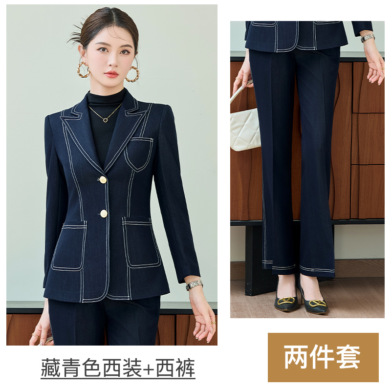 Design sense slim fit professional suit set for women 2025 early autumn new style simple and capable temperament commuting formal suit Design sense slim fit professional suit set for women 2025 early autumn new style simple and capable temperament commuting formal suit