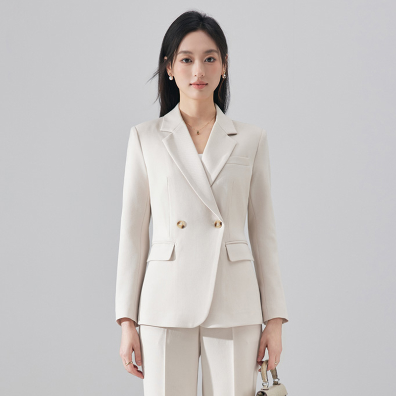 High end professional women's black suit set for women in autumn 2025, slim fit and slimming temperament, commuting formal work clothes High end professional women's black suit set for women in autumn 2025, slim fit and slimming temperament, commuting formal work clothes