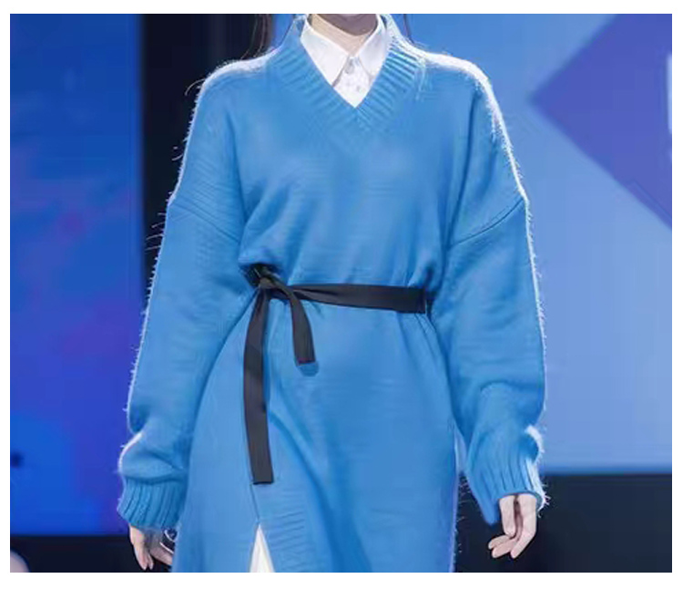 Original Quality New Chinese Style Hanfu Splicing Sweater Set Original Quality New Chinese Style Hanfu Splicing Sweater Set