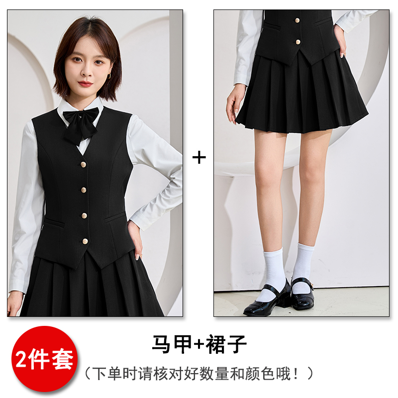 2025 high-end single breasted vest set for women's autumn slimming and slimming commuting formal wear, with a V-neck vest as the base layer 2025 high-end single breasted vest set for women's autumn slimming and slimming commuting formal wear, with a V-neck vest as the base layer