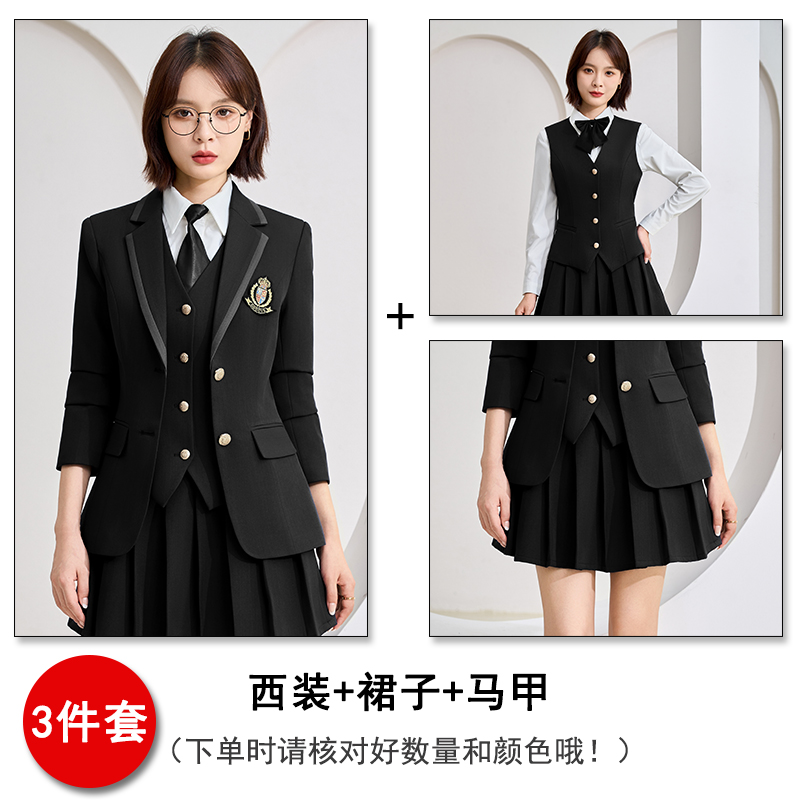 Long sleeved suit set for women in autumn 2025, new fashionable and simple temperament, goddess style commuting formal suit, professional suit Long sleeved suit set for women in autumn 2025, new fashionable and simple temperament, goddess style commuting formal suit, professional suit