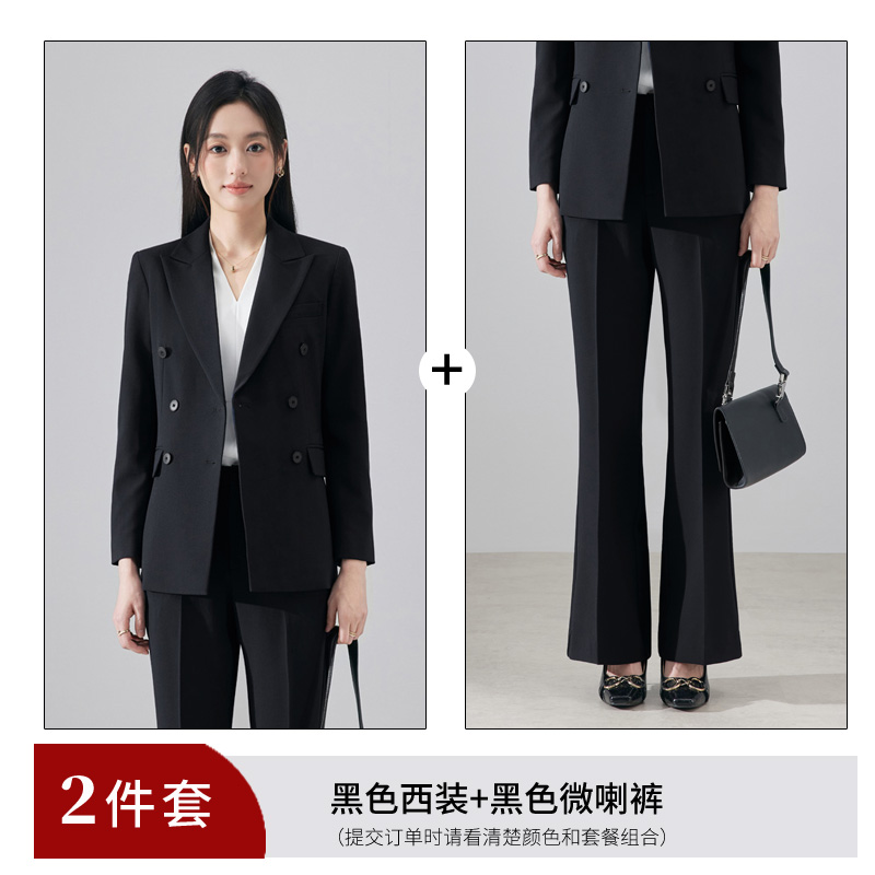 Commuting professional women's suit set 2025 autumn new style simple and capable temperament goddess style formal work clothes Commuting professional women's suit set 2025 autumn new style simple and capable temperament goddess style formal work clothes