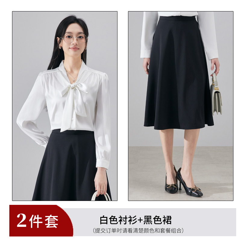 Design sense, temperament, ribbon shirt, small shirt, women's 2025 early autumn fashion, western-style, age reducing OL casual versatile shirt Design sense, temperament, ribbon shirt, small shirt, women's 2025 early autumn fashion, western-style, age reducing OL casual versatile shirt