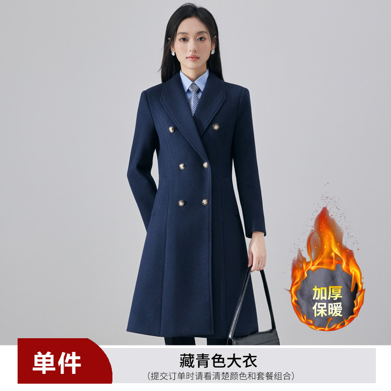 Woolen coat for women's autumn and winter 2025 new fashion style goddess style commuting mid length professional jacket Woolen coat for women's autumn and winter 2025 new fashion style goddess style commuting mid length professional jacket