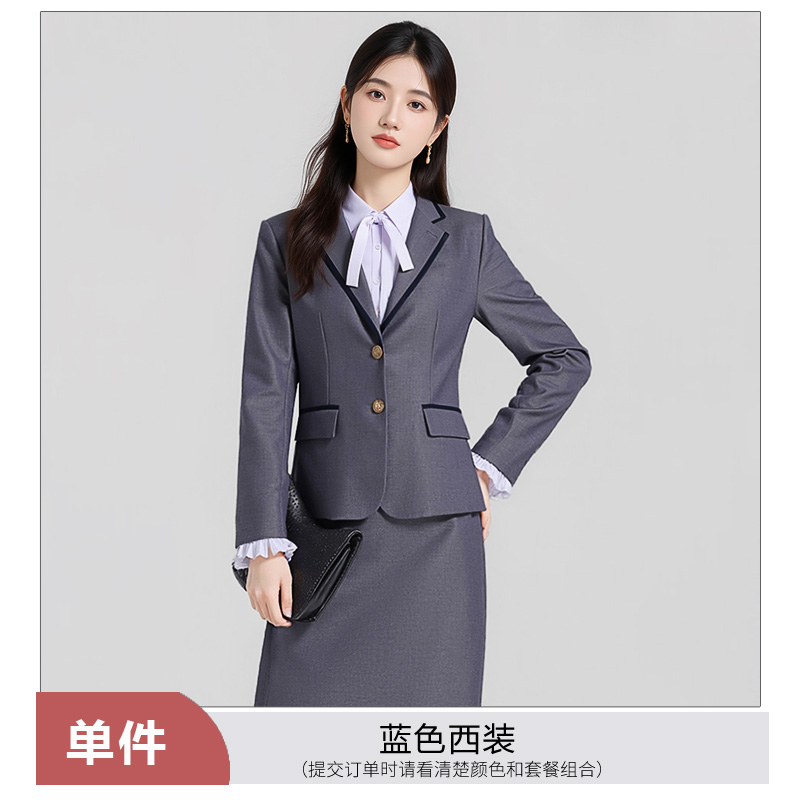 British style gray suit for women in autumn 2025, new design with a niche temperament, college style long sleeved suit British style gray suit for women in autumn 2025, new design with a niche temperament, college style long sleeved suit