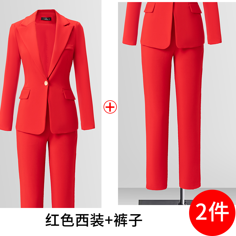 One button slim fit suit for women in autumn and winter of 2025, new style with simple and capable temperament, goddess style commuter suit One button slim fit suit for women in autumn and winter of 2025, new style with simple and capable temperament, goddess style commuter suit