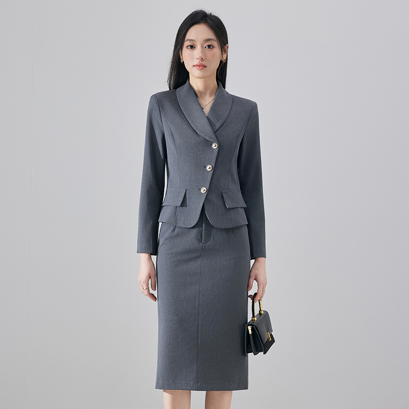 Goddess style professional suit set for autumn and winter, slim fit and slimming design, casual commuting, small fragrance style suit Goddess style professional suit set for autumn and winter, slim fit and slimming design, casual commuting, small fragrance style suit
