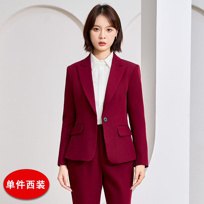 Minimalist and efficient professional suit set for women's autumn wear, new slim fit and slimming one button commuting formal suit Minimalist and efficient professional suit set for women's autumn wear, new slim fit and slimming one button commuting formal suit