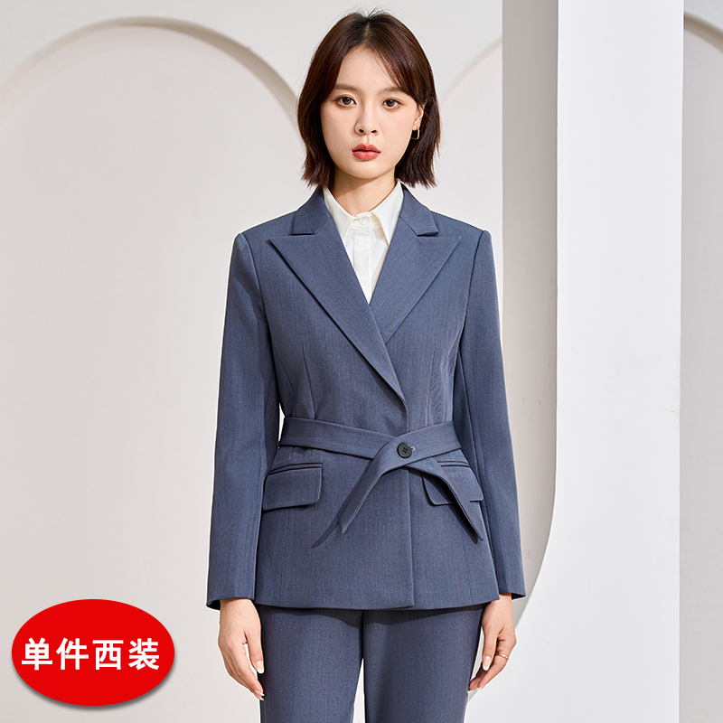 Temperament goddess style commuter suit for women, early autumn new design, niche and versatile, lace up waist cinching small suit Temperament goddess style commuter suit for women, early autumn new design, niche and versatile, lace up waist cinching small suit