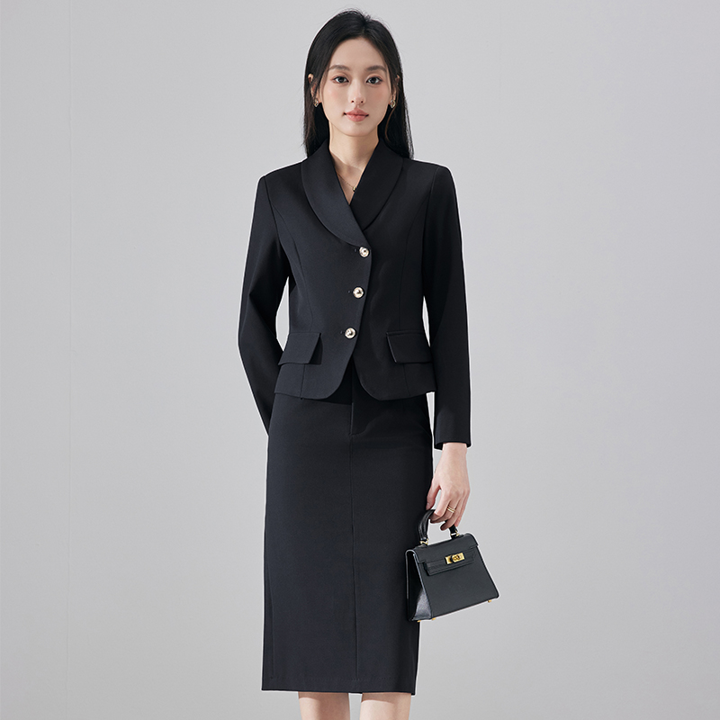 Goddess style professional suit set for autumn and winter, slim fit and slimming design, casual commuting, small fragrance style suit Goddess style professional suit set for autumn and winter, slim fit and slimming design, casual commuting, small fragrance style suit