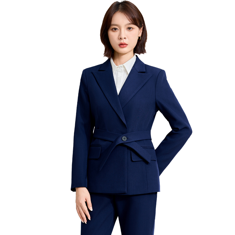 Temperament goddess style commuter suit for women, early autumn new design, niche and versatile, lace up waist cinching small suit Temperament goddess style commuter suit for women, early autumn new design, niche and versatile, lace up waist cinching small suit