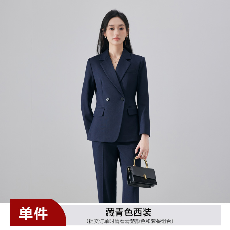 High end professional women's black suit set for women in autumn 2025, slim fit and slimming temperament, commuting formal work clothes High end professional women's black suit set for women in autumn 2025, slim fit and slimming temperament, commuting formal work clothes