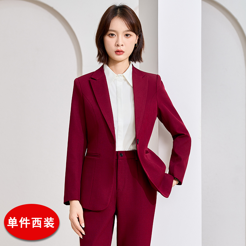 Workplace formal work clothes, suit set for women in autumn 2025, slim fit and slimming, one button commuting professional work clothes Workplace formal work clothes, suit set for women in autumn 2025, slim fit and slimming, one button commuting professional work clothes