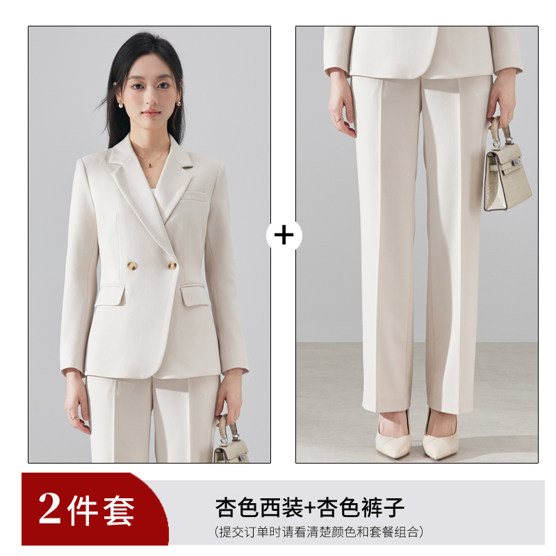 High end professional women's black suit set for women in autumn 2025, slim fit and slimming temperament, commuting formal work clothes High end professional women's black suit set for women in autumn 2025, slim fit and slimming temperament, commuting formal work clothes