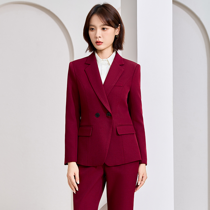 High end professional women's gray suit pants 2025 early autumn new style simple and capable commuting suit High end professional women's gray suit pants 2025 early autumn new style simple and capable commuting suit
