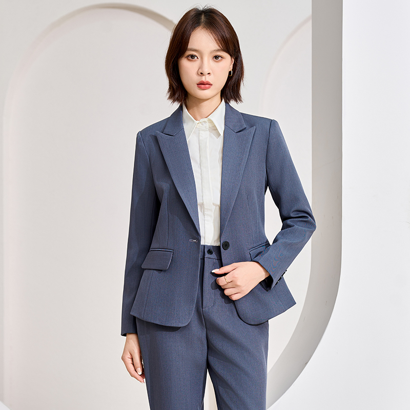 Minimalist and efficient professional suit set for women's autumn wear, new slim fit and slimming one button commuting formal suit Minimalist and efficient professional suit set for women's autumn wear, new slim fit and slimming one button commuting formal suit