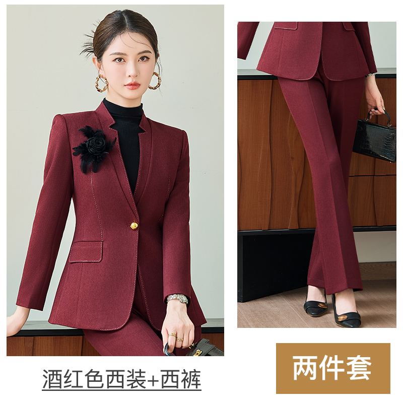 2025 temperament high-end collarless suit for women in autumn, slim fit and slimming, one button commuting formal suit, professional suit 2025 temperament high-end collarless suit for women in autumn, slim fit and slimming, one button commuting formal suit, professional suit