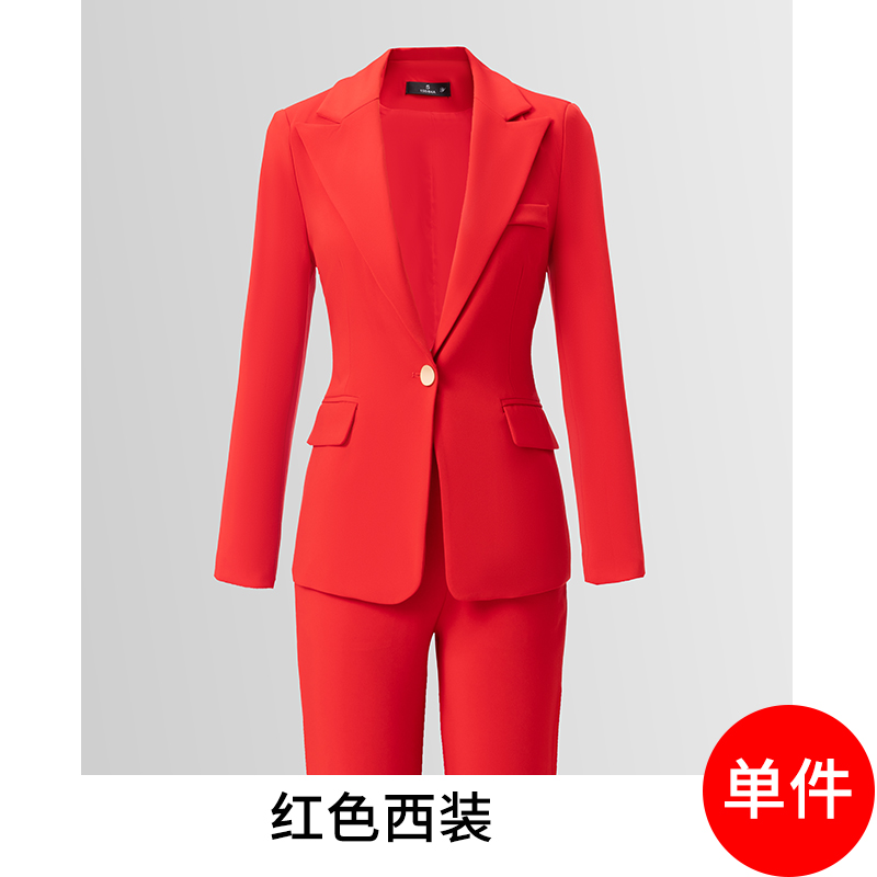 One button slim fit suit for women in autumn and winter of 2025, new style with simple and capable temperament, goddess style commuter suit One button slim fit suit for women in autumn and winter of 2025, new style with simple and capable temperament, goddess style commuter suit