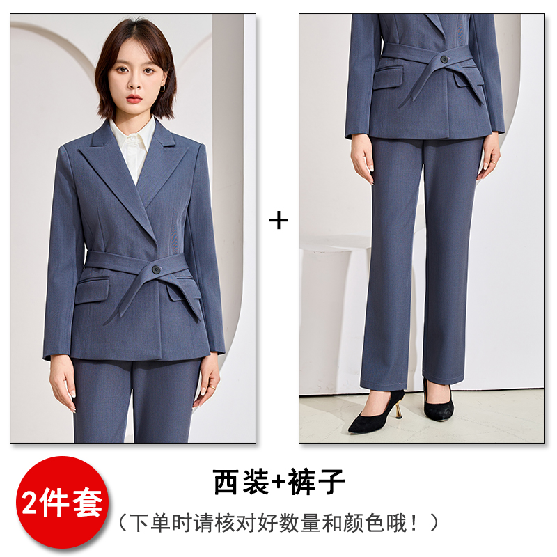 Temperament goddess style commuter suit for women, early autumn new design, niche and versatile, lace up waist cinching small suit Temperament goddess style commuter suit for women, early autumn new design, niche and versatile, lace up waist cinching small suit