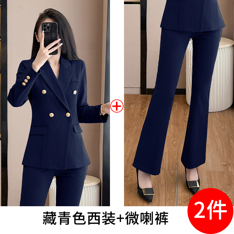 High end professional formal suit, pants set, women's autumn new style design, temperament, goddess style commuting work clothes High end professional formal suit, pants set, women's autumn new style design, temperament, goddess style commuting work clothes