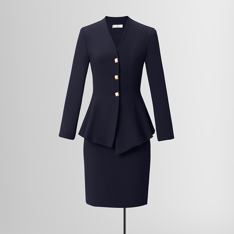 Temperament V-neck gray suit for women, 2025 autumn new style, simple and efficient commuting formal suit, high-end feel suit Temperament V-neck gray suit for women, 2025 autumn new style, simple and efficient commuting formal suit, high-end feel suit