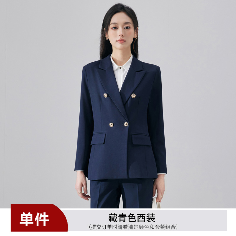 Casual business professional suit set for women, autumn high-end sense formal work clothes, simple and capable temperament small suit Casual business professional suit set for women, autumn high-end sense formal work clothes, simple and capable temperament small suit