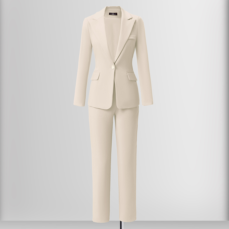 One button slim fit suit for women in autumn and winter of 2025, new style with simple and capable temperament, goddess style commuter suit One button slim fit suit for women in autumn and winter of 2025, new style with simple and capable temperament, goddess style commuter suit