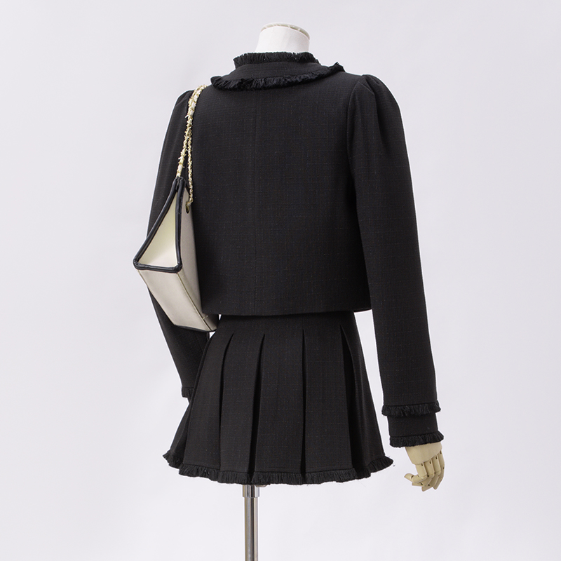 Xiaoxiang style short jacket for women 2025 early autumn new design, niche temperament, socialite style suit and skirt two-piece set Xiaoxiang style short jacket for women 2025 early autumn new design, niche temperament, socialite style suit and skirt two-piece set