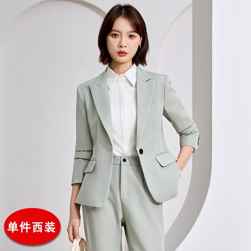Minimalist and efficient professional suit set for women's autumn wear, new slim fit and slimming one button commuting formal suit Minimalist and efficient professional suit set for women's autumn wear, new slim fit and slimming one button commuting formal suit
