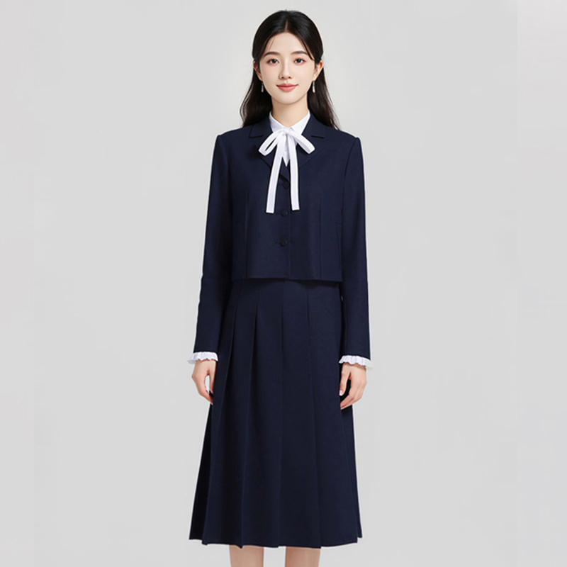 Minimalist temperament, grey suit, half skirt set, women's autumn 2025 design sense, niche, versatile, long sleeved, niche Minimalist temperament, grey suit, half skirt set, women's autumn 2025 design sense, niche, versatile, long sleeved, niche