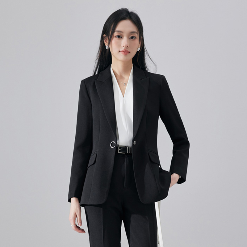 2025 Design Sense High end Grey Suit Jacket Women's Autumn New Style Slimming and Slimming Style Professional Suit Set 2025 Design Sense High end Grey Suit Jacket Women's Autumn New Style Slimming and Slimming Style Professional Suit Set