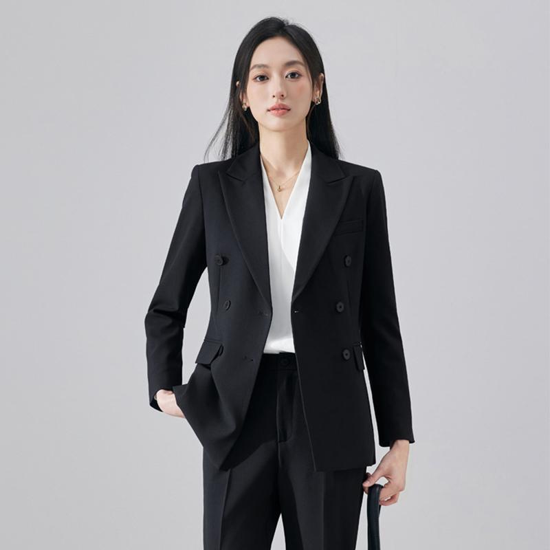 Commuting professional women's suit set 2025 autumn new style simple and capable temperament goddess style formal work clothes Commuting professional women's suit set 2025 autumn new style simple and capable temperament goddess style formal work clothes