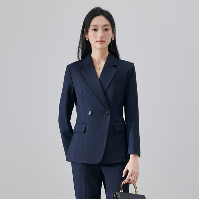 High end professional women's black suit set for women in autumn 2025, slim fit and slimming temperament, commuting formal work clothes High end professional women's black suit set for women in autumn 2025, slim fit and slimming temperament, commuting formal work clothes