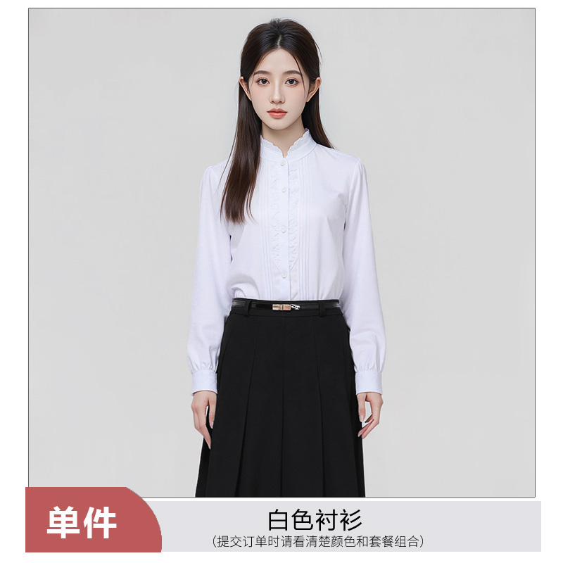 Temperament goddess style commuting versatile blue shirt small shirt women's early autumn new design sense niche casual shirt trend Temperament goddess style commuting versatile blue shirt small shirt women's early autumn new design sense niche casual shirt trend