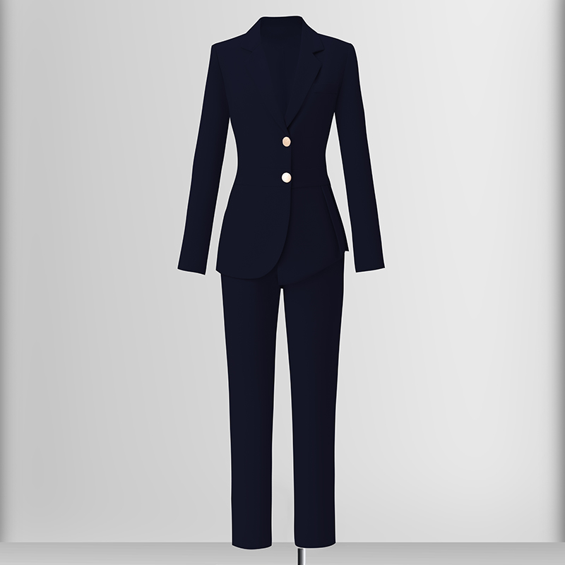 Tailored temperament, professional suit jacket, women's autumn new style, high-end commuting formal work suit, two-piece suit Tailored temperament, professional suit jacket, women's autumn new style, high-end commuting formal work suit, two-piece suit