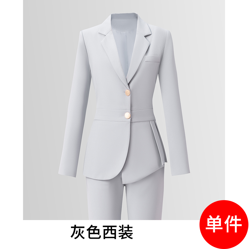 Tailored temperament, professional suit jacket, women's autumn new style, high-end commuting formal work suit, two-piece suit Tailored temperament, professional suit jacket, women's autumn new style, high-end commuting formal work suit, two-piece suit