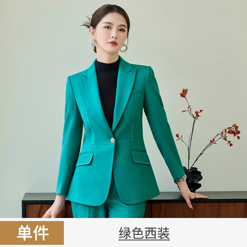 High end professional workwear, suit jacket, women's autumn new style, simple and capable temperament, commuting formal two-piece set High end professional workwear, suit jacket, women's autumn new style, simple and capable temperament, commuting formal two-piece set