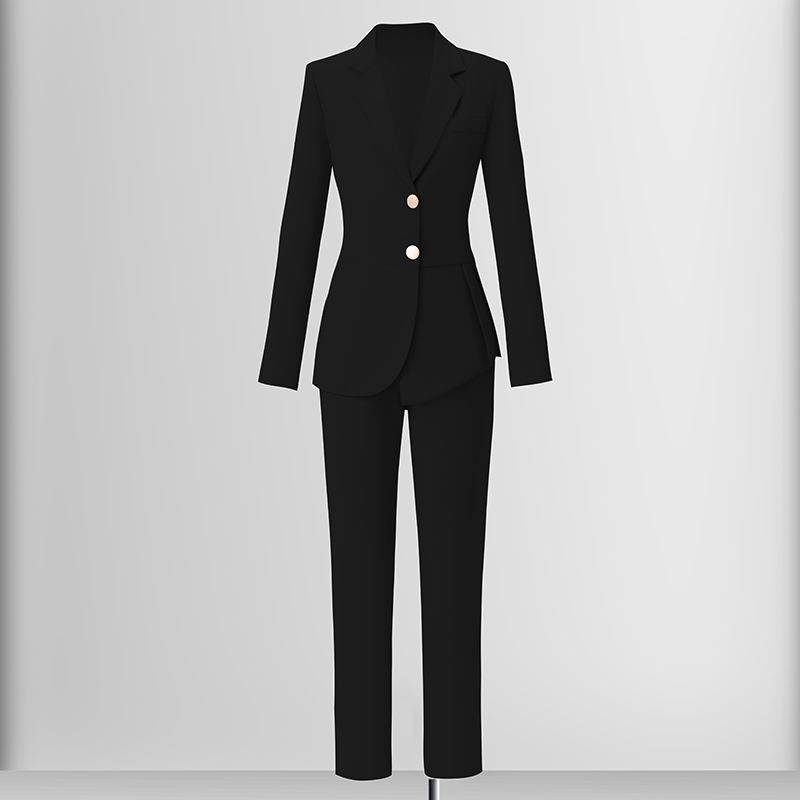 Tailored temperament, professional suit jacket, women's autumn new style, high-end commuting formal work suit, two-piece suit Tailored temperament, professional suit jacket, women's autumn new style, high-end commuting formal work suit, two-piece suit