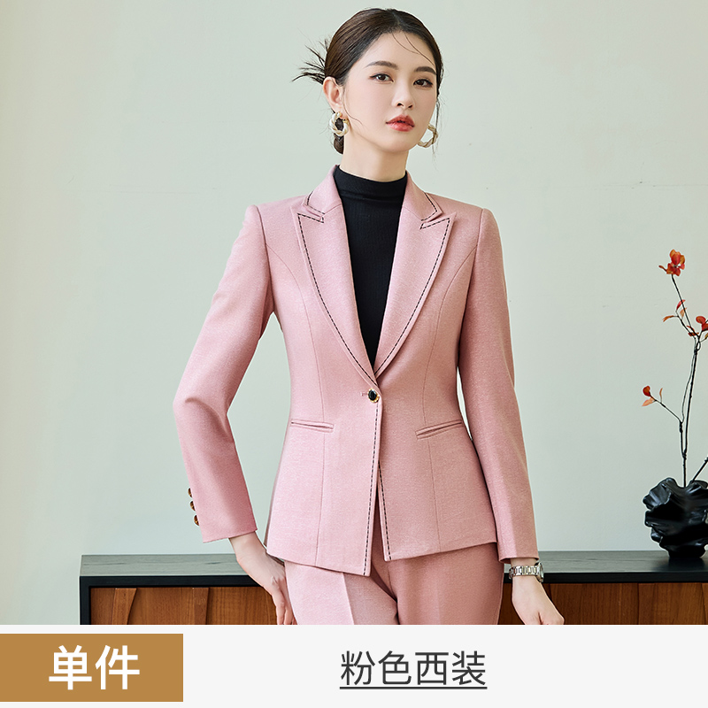 2025 slim fit one button suit set for women's autumn new style, simple and capable temperament, goddess style commuting work clothes 2025 slim fit one button suit set for women's autumn new style, simple and capable temperament, goddess style commuting work clothes