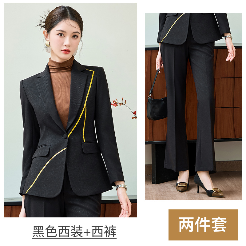Unique design, high-end red suit set, women's autumn slim fit, slimming temperament, goddess style commuting work clothes Unique design, high-end red suit set, women's autumn slim fit, slimming temperament, goddess style commuting work clothes