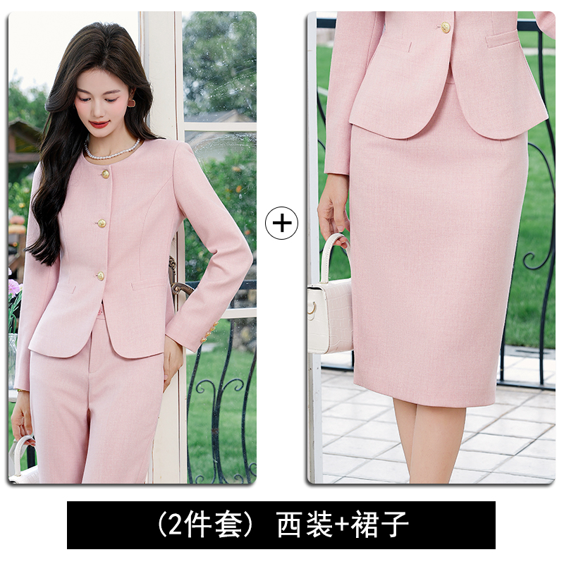 Ladies' temperament, black short jacket, women's 2025 early autumn new fashionable and simple OL casual small fragrant style suit set Ladies' temperament, black short jacket, women's 2025 early autumn new fashionable and simple OL casual small fragrant style suit set