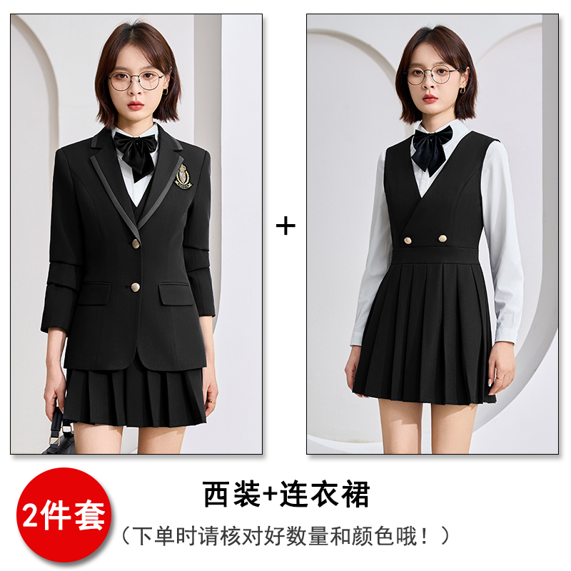 Fashionable British style suit jacket for women in early autumn, simple and capable temperament, commuting professional formal suit set Fashionable British style suit jacket for women in early autumn, simple and capable temperament, commuting professional formal suit set