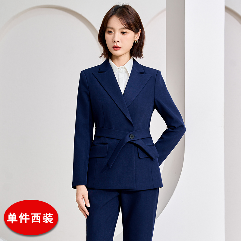 Temperament goddess style commuter suit for women, early autumn new design, niche and versatile, lace up waist cinching small suit Temperament goddess style commuter suit for women, early autumn new design, niche and versatile, lace up waist cinching small suit