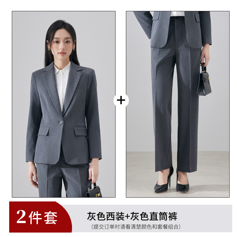 Commuting slim fit one button suit set for women in the autumn of 2025, featuring a slimming and goddess like style commuting mini suit Commuting slim fit one button suit set for women in the autumn of 2025, featuring a slimming and goddess like style commuting mini suit